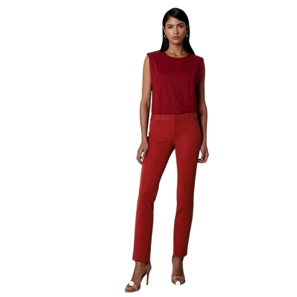 Banana Republic Embers (red) Sloan  Fit Slim Pant Size 10